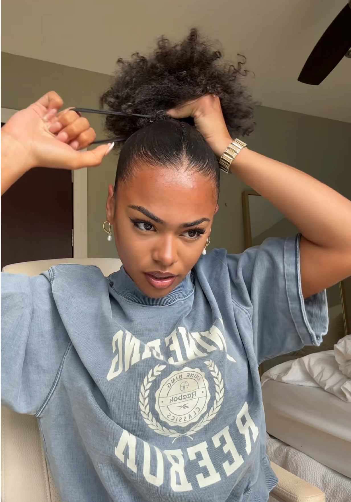 Im clearly just in a rambling mood😭😭😭 but grwm!! well… do my hair with me while we chat😚 you guys are the sweetest ily guysss sm 💕💕 #curlyafro #grwm #curlyhair 