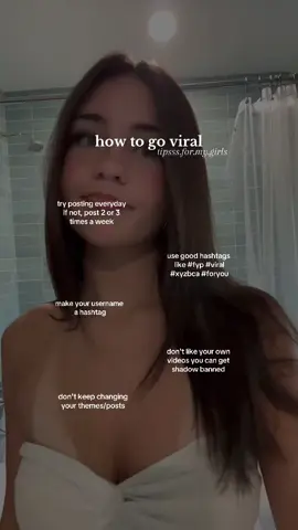 how to go viral || #tipsssformygirls #fyp #viral #blowthisup #xyzbca #tips #tiktok @︎joanna 