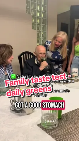 My daily greens.  Join us with the family taste testing. Everybody loved the taste! Try them! #OxyGreens #EHPLabs #SuperGreens #DailyGreens #GutHealth #HealthyHabits #WellnessRoutine #BloatSupport #ImmunityBoost #GreensThatTasteGood #FamilyTasting #GrandparentApproved #HealthyWithGrandma #FunWithFamily #TastingTogether #WholesomeContent #TryItWithMe #WellnessTok #HealthTok #FYP #TrendingNow #TikTokTastes @ehplabs 