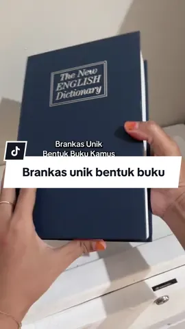 Brankas unik bentuk buku bahan besi #brankas #brankasbesi #brankasbuku #brankasuang #brankasdeli #brankasmini #deli #Guncang66 