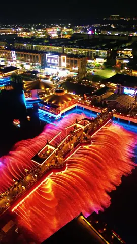 Water fountain show in Batavia Pik is every day , a new experience that you can enjoy in pik , Free entry for everyone.  📍Batavia PIK #pik2 #waterfountainshowpik #thewaterfountainshow #droneview #jakartahits #bataviapik #piktourism #onedestinationendlessjourneys ⚠️ official drone video footage