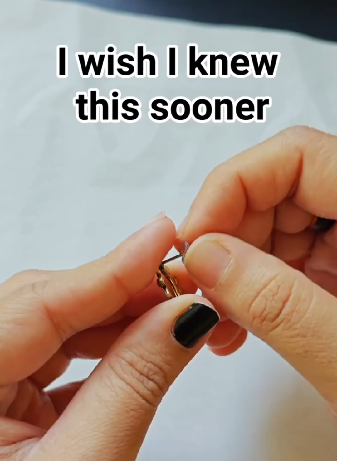 Best trick for earrings #earringhack #asmr #earrings  #personalattention  #relaxationviibes  #relaxation  #whisper  #beautyasmr  #asmr  #useful  #tips  #Lifestyle  #nailcutter  #earrings 