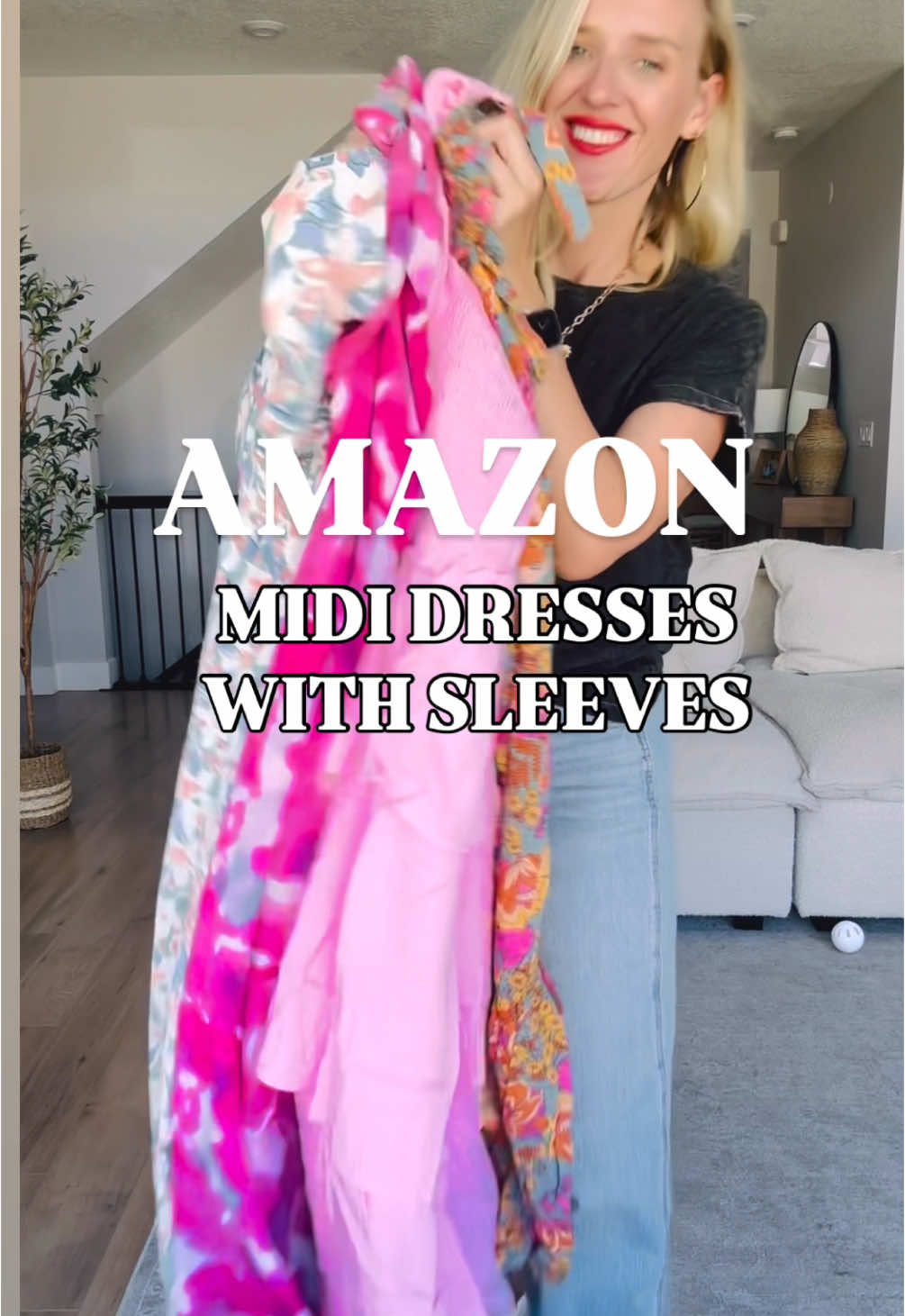 Affordable Amazon Dresses You’ll Wear All Summer 🌸🛍️ These midi dresses are perfect for: ✨ Summer vacation ✨ Casual date nights ✨ Everyday mom life ✨ Easy, flattering style ✅ Sleeves ✅ Under $50 ✅ Pretty florals Find them all on my Amazon Storefront! #amazonfashion #summerdresses #affordablefinds #midsizefashion #momstyle #amazonmusthaves #floraldress #vacationoutfits #TikTokFashion #amazonhaul