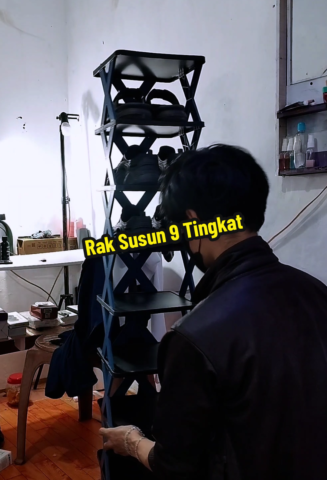 Rak Sepatu Susun Tinggi 9L Rak Tingkat #raktingkat #raksusun #raksendal #raksepatu 