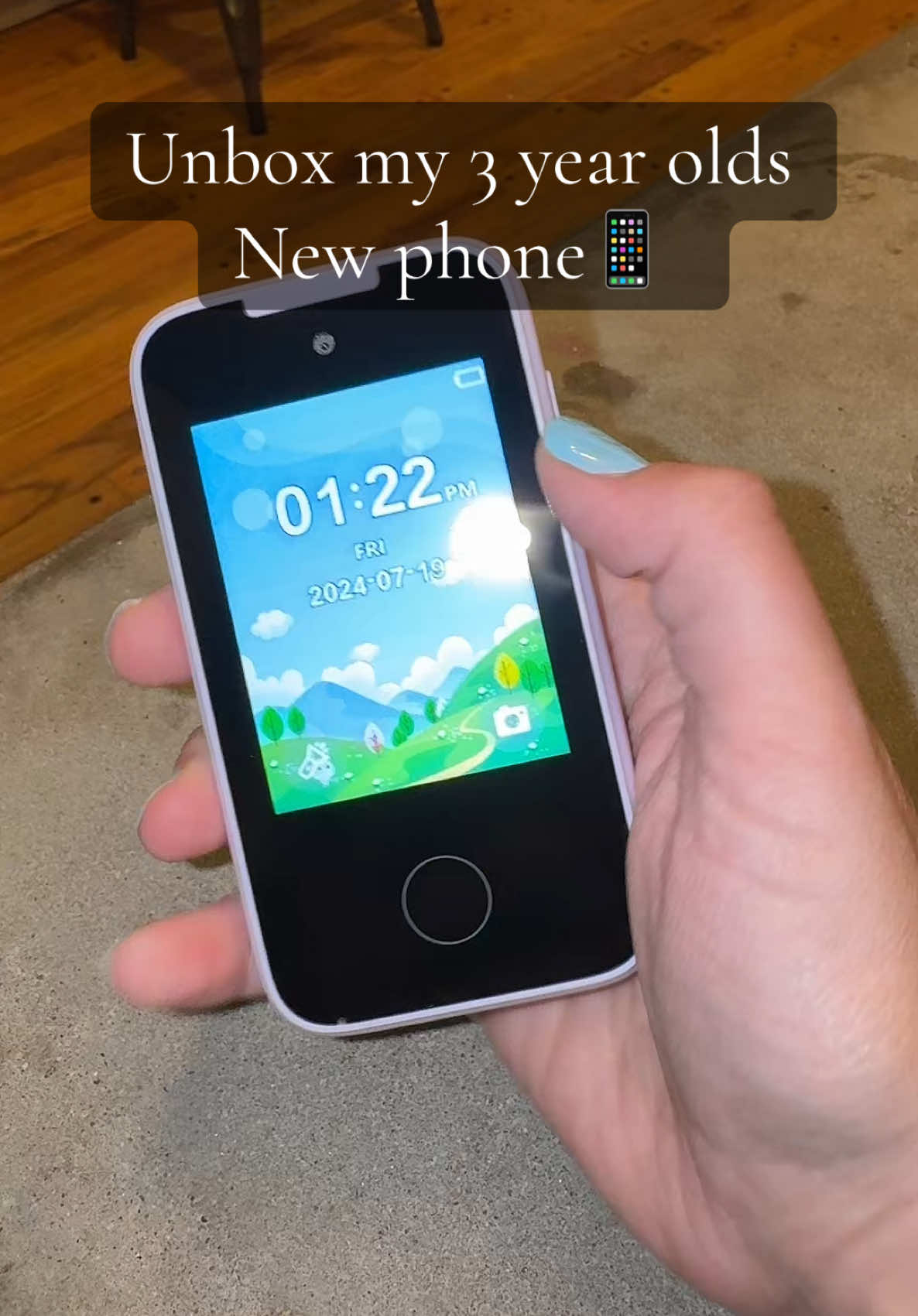 This is the viral TikTok shop you phone that came out a while back! That have some super cute styles but this one looked so realistic so I knew I had to get it!  #toyphone #toys #toddlertoys #preschoolmom #toddlermom #giftforkids #TiktokShopUnboxing #tiktokshopcreatorpicks #ttslevelup #dealsforyoudays #tiktokshopsummerturnup #unboxing #newphone #smartphone #smartphoneforkids #kokodi 