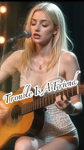 Trouble Is a Friend - Lenka Lyrics ｜ Whimsical AI Girl Cover #troubleisafriend #lyrics_songs #aisinger #viraltiktok