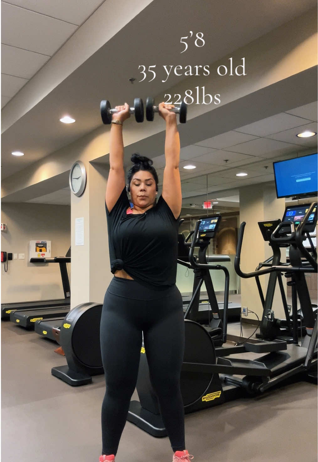 Reminding myself it’s a marathon not a sprint 💪🏻 #plussizefitness #biggirlfitness #curvyfitness #millennial #GymTok #hyroxtraining #conditioning #over200lbs 