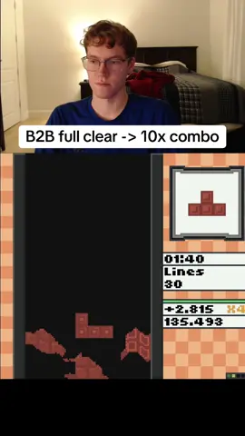 I’m so good I get perfect clears without even looking #ctwc #nes #tetris #goatythroaty #satisfying #rolling #asmr #nestetris #viral #gamings #retro #USA #texas #california #sandtetris #sandtrix