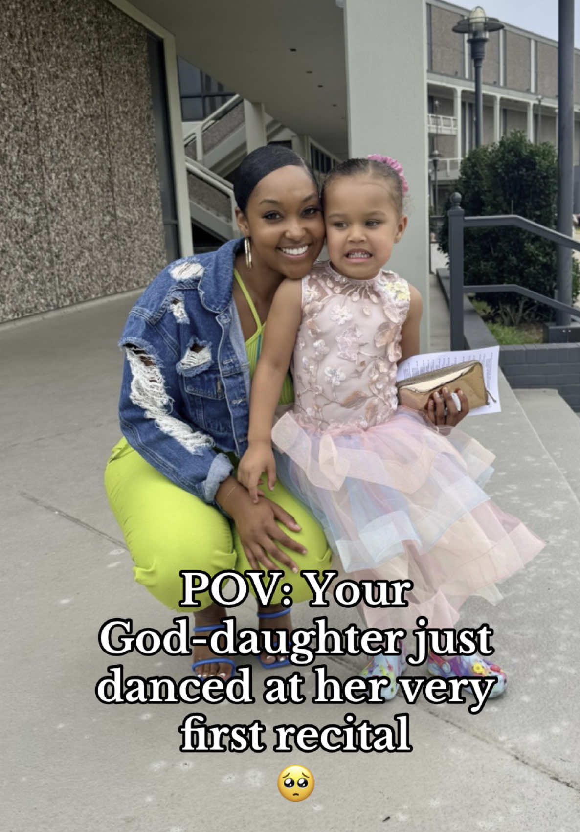 So proud 🥹 #ProudGodparent #FirstRecital