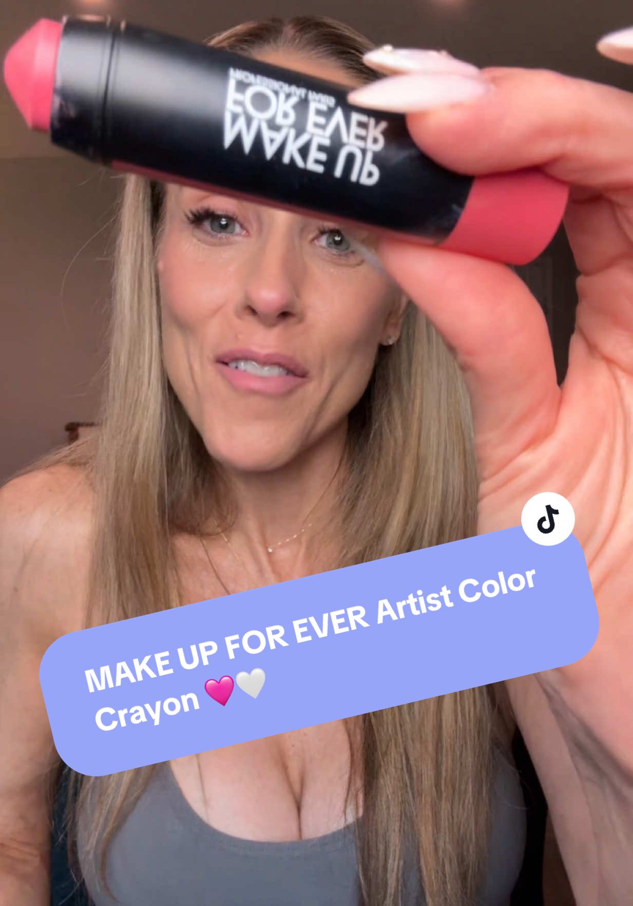 ✨ One swipe of Cheeky Fuchsia and I’m instantly glowing 💖 This coral pink crayon by @makeupforeverofficial is the pop your face didn’t know it needed 🎯 So blendable, and yes—it stays PUT 💄✨ Get that summer flush on point ☀️💕 @makeupforever  #MakeUpForever #CheekyFuchsia #CoralGlow #TikTokMadeMeBuyIt #ViralMakeup #TikTokBeautyFinds #BlushTok #CreamBlush #MakeupObsessed #GlowUpTime #TikTokShopFinds #BeautyTok #TikTokShop #BlushGoals #Beauty #BeautyOver40 #MakeUp #MakeupOver40 #TikTokShopSummerTurnUp  #SummerMakeupVibes 