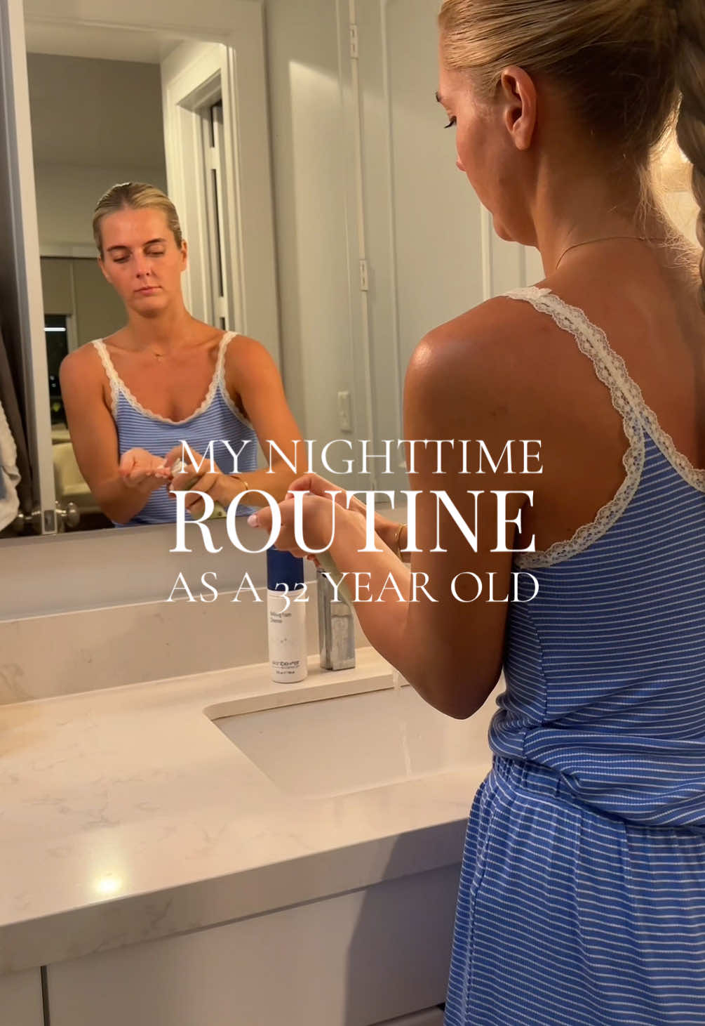 Products I used: @OSEA Malibu ocean cleanser, hylaronic acid, body butter, oil / @skinbetter science foaming cleanser, peel pads eye max, alpharet overnight cream, trio moisturizer / Avene cicalfate / @BondiBoost bond repair finishing oil #nightimeroutine #antiagingskincare #skincare #comfortcreator #dallascontentcreator 