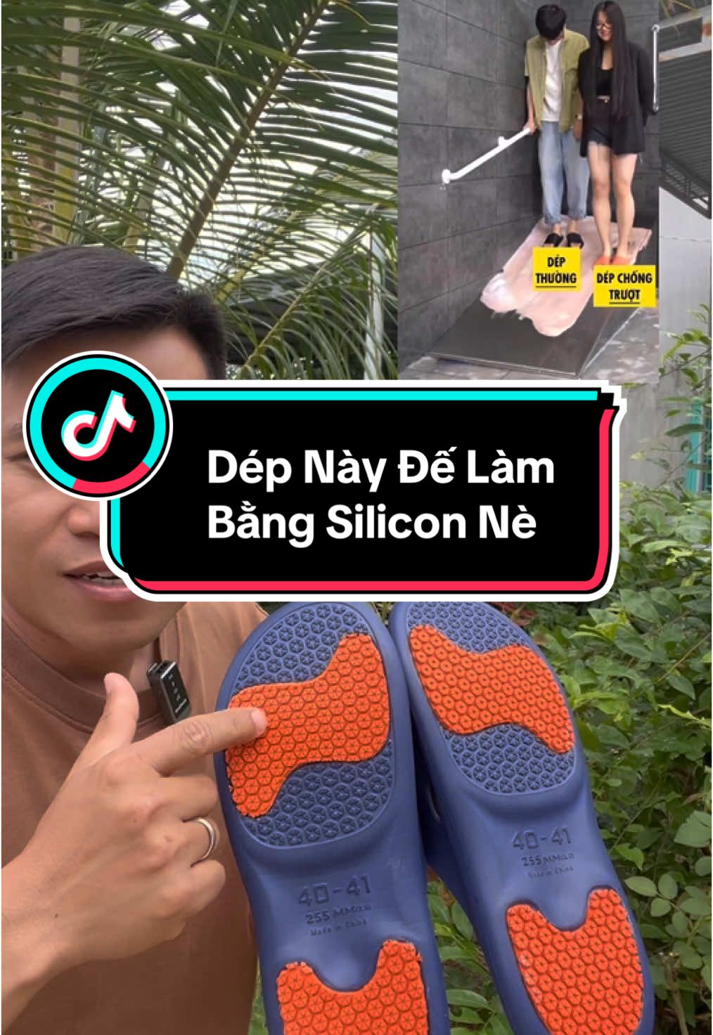 Dép Chống Trơn Trượt Này Phù Hợp Cho Nhà Có Người Già Và Phụ Nữ Mang Bầu Nè#ongbonongdanreview #depchongtruot #depchongtrontruot 