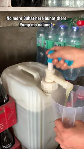 Ang laking tulong nito sa pag babalot ko ng mantika dito sa tindahan #pumpoil ##oilpump #transferpump #pushpump #sarisaristore #tindahan #negosyotips 