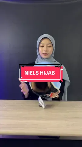 Helm hijab warna biru ready nih #promomakangajian #helmkeren2025 #helmetloverindonesia #nielshijab 