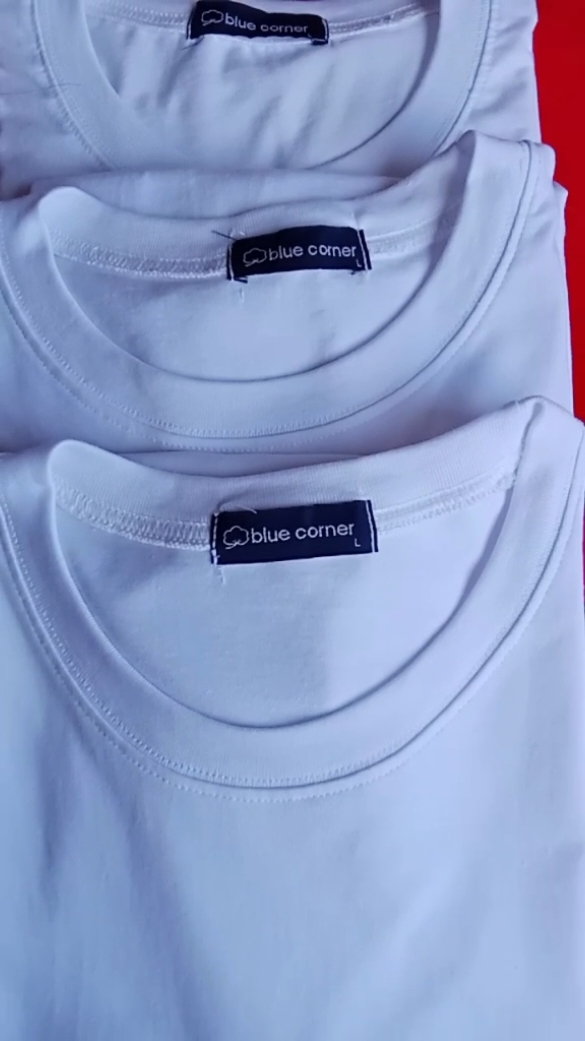 Replying to @kramjay003 true ang ganda pa ng tela kahit mura lang! #whitetshirt #bluecorner #bluecornertshirt #tshirtforstudents #fyp 