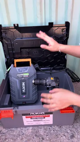 Bộ cấp nguồn Hukan pin 50 cell dung lượng 20Ah chân pin phổ thông tặng thêm hộp và thân khoan 10mm 2 in 1 hukan #bocapnguon #pindungluongcao #pin50cell#pinphothong #pin20cell #pin50cell #maykhoanpin