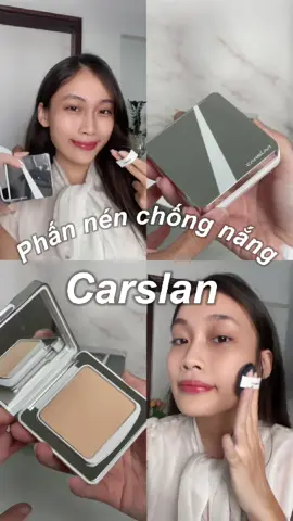 Chống nắng mà vẫn xinh là có thật! Chỉ cần một lớp phấn phủ nhẹ tênh là da vừa mịn, vừa không lo tia UV ghé thăm   #phanphuchongnang #carslan #makeup #phanphu #skincare #xuhuong #LearnOnTikTok 