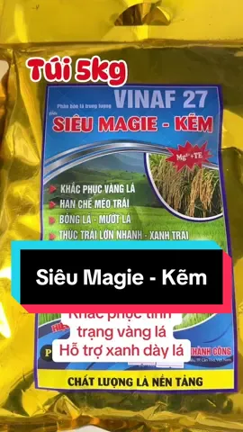 Siêu Magie - Kẽm túi 5kg, phun và tưới đều được #magie #viluongcaytrong #videoviral #fyp #xuhuongtiktok2025 #vtnnhungthinh #vangla #saurieng #CapCut 