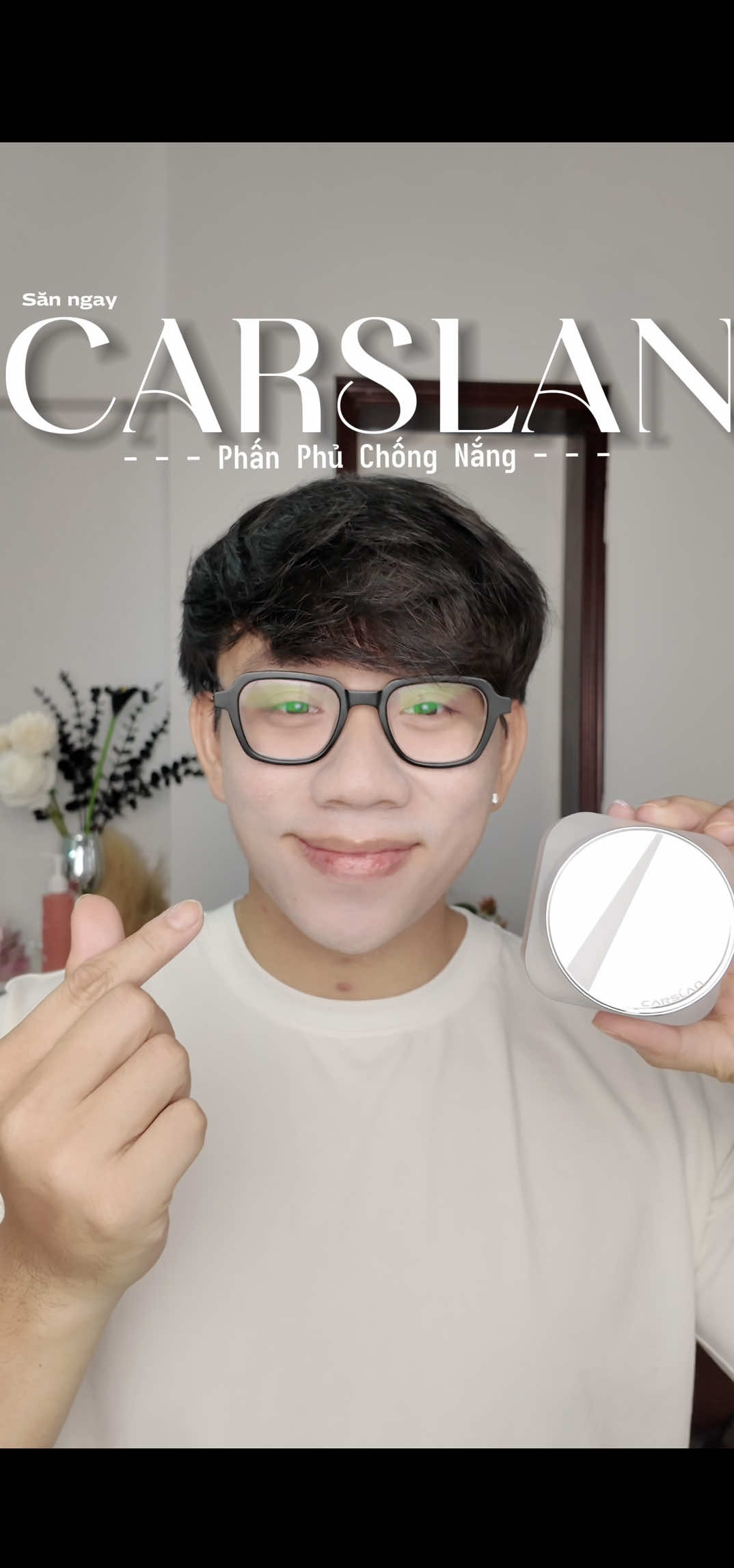 Chỉ cần một hộp phấn phủ chống nắng trong túi, là mình thấy yên tâm tung tăng cả ngày dưới nắng rồi   #phanphuchongnang #carslan #xuhuongtiktok #LearnOnTikTok #makeup #skincare 