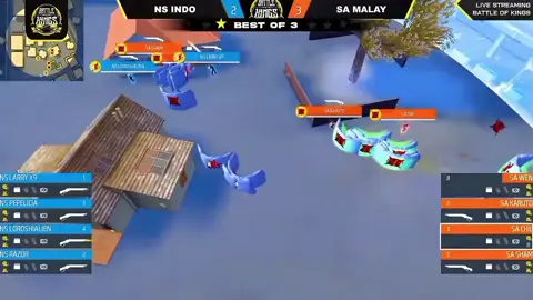 LAGA PEPENG NS INDO VS SA MALAY #freefire #turnamen #ffindobersatu #viral #fyp 