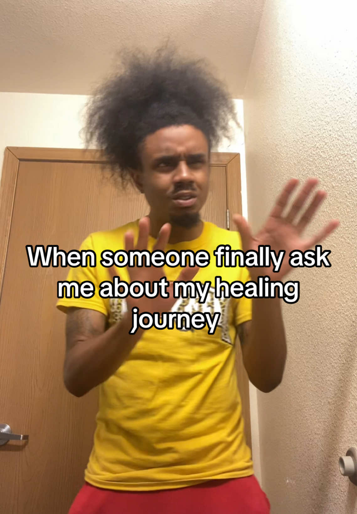 When they finally ask how I’ve been healing… and I gotta decide if I’m about to trauma dump or just say “I’m good” 😭💆🏽‍♂️ #h#HealingJourneym#MentalHealthAwarenesss#shadowworki#innerpeaceg#growthmindsets#spiritualhumorf#funnyvideot#tiktoktherapyr#relatablecontentselfawareness