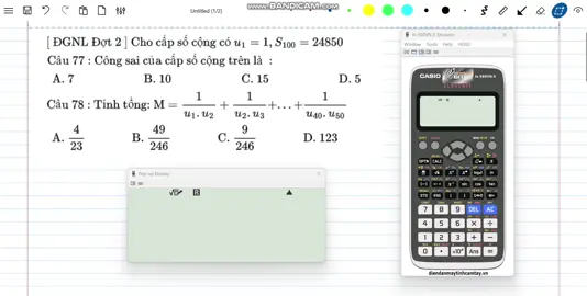 tham khảo thoai 🐥#casio #thptqg2025 #đgnl 