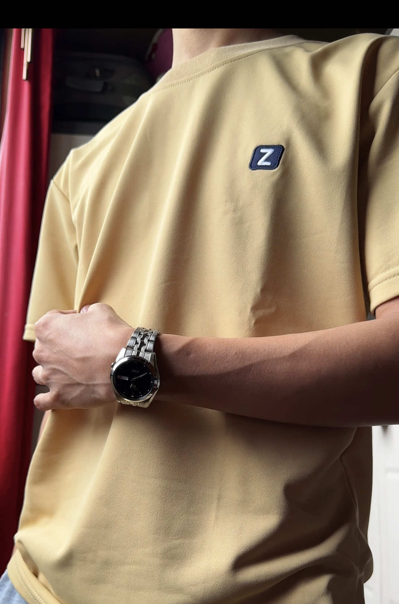 sulit to! zeke embroidered logo t-shirt #oversizedtshirt #plaintshirt #fyp 