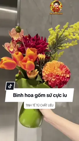 Ai nhận được bình hoa gốm sứ này là người hạnh phúc nhất 🥰🥰 #tiemtaphoachillphet #review #unbox #viral #fpy 