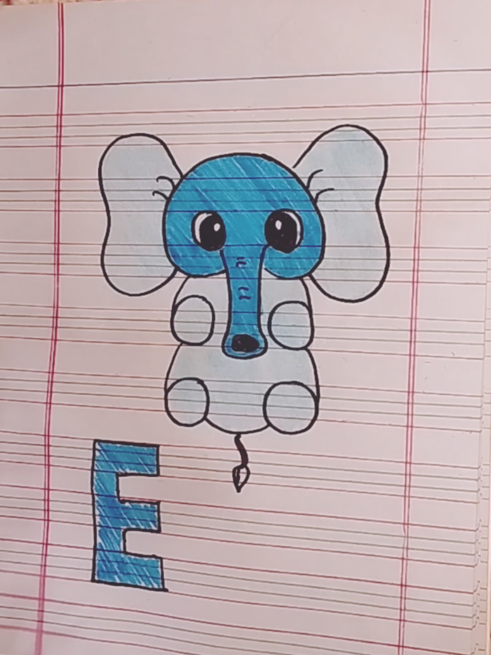 E for elephant #kindergarten #babyelephant #easydrawing #kindergartenteacher #artncraft #DIY #artncraft #whattodraw #drawingideas#viral #trending #diy #grow #forkids #foryou #summervacationactivities #summertask #drawbabyelephant #howtodrawbabyelephant #drawingideas #artncraft #foryou #kindergarten 