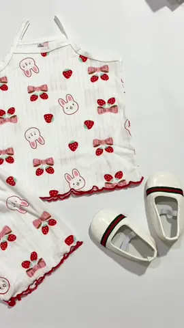 One set tank top anakkk super duper cuteeeee !!! #littlebabynkids #setelananak #fypシ゚viral #fyp #xyzbca #trending #bajuanak #setelananakmurah 