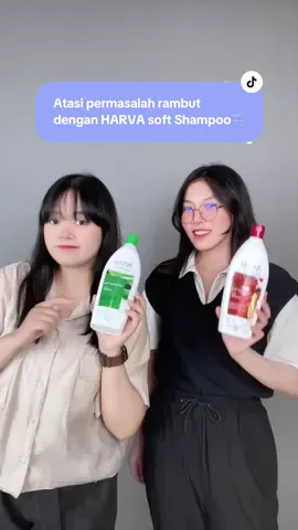 Atasi segala permasalahan rambutmu dengan Harva Soft Shampoo. Kalian lebih cocok pakai varian apa nih?💚❤️ #Harva #harvasoftshampo #shampooharva #Shampoo #Ginseng #AloeVera #PerawatanRambut #RambutSehat #LembutBerkilau #PerawatanKomplit #BanggaProdukIndonesia #HygieneProducts #Hairattractive #HairCare #HaircareRoutine #HaircareProduct #HaircareProducts #rekomendasishampo #shampoviral