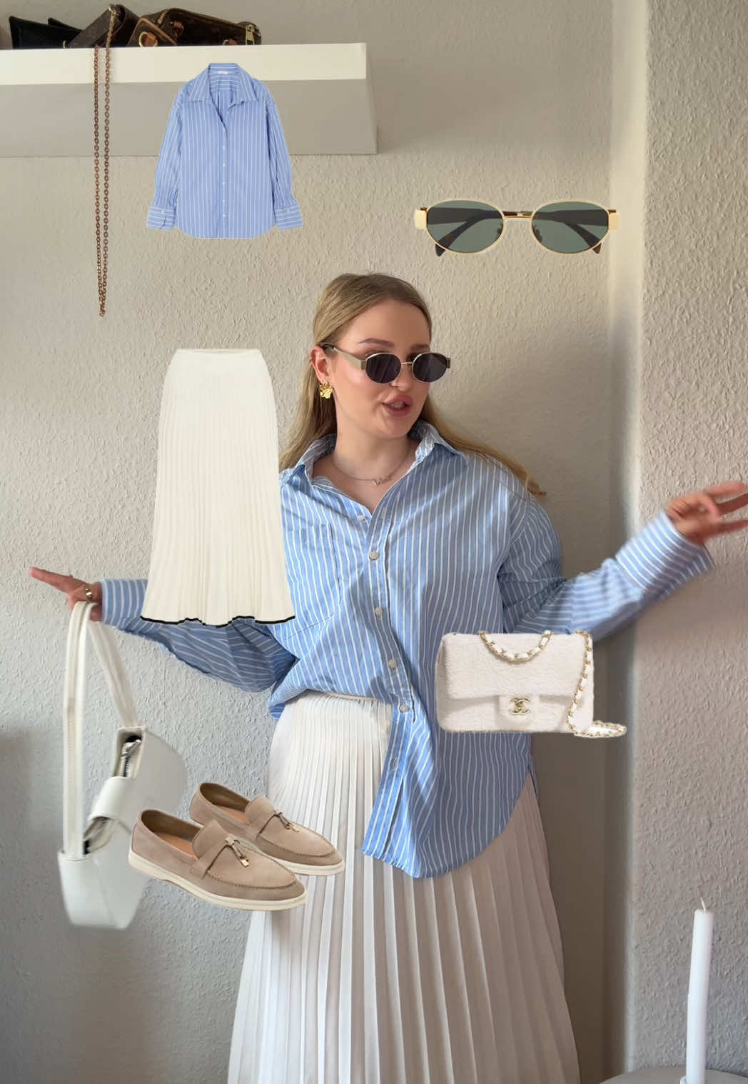 Tiktok chooses my outfit 🤍 #outfit #outfitfilter #oldmoney #oldmoneyoutfit #oldmoneyaesthetic 