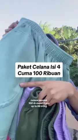 cuma 100rb tp dapat 4 guys #celanapendek #celanapendekwanita #celanawanitamurah 