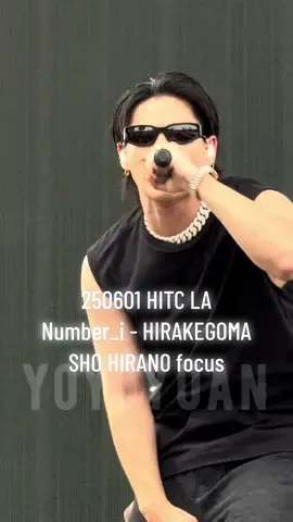 250601 HITC LA Number_i - HIRAKEGOMA SHO HIRANO focus #hitcla  #平野紫耀  #HITC  #88rising  #number_i 