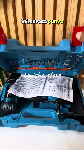 MAKITA 9980VF, udah dapet 2 baterai & charger, bisa buat bor besi, beton, kayu, sampai tembok! #makita #makitatools #makitapowertools #borcordless #foryou #lewatberanda #fyp 