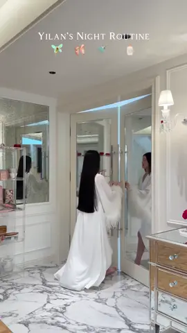 my night routine 🌷🌷 • #routine #girls #viral 