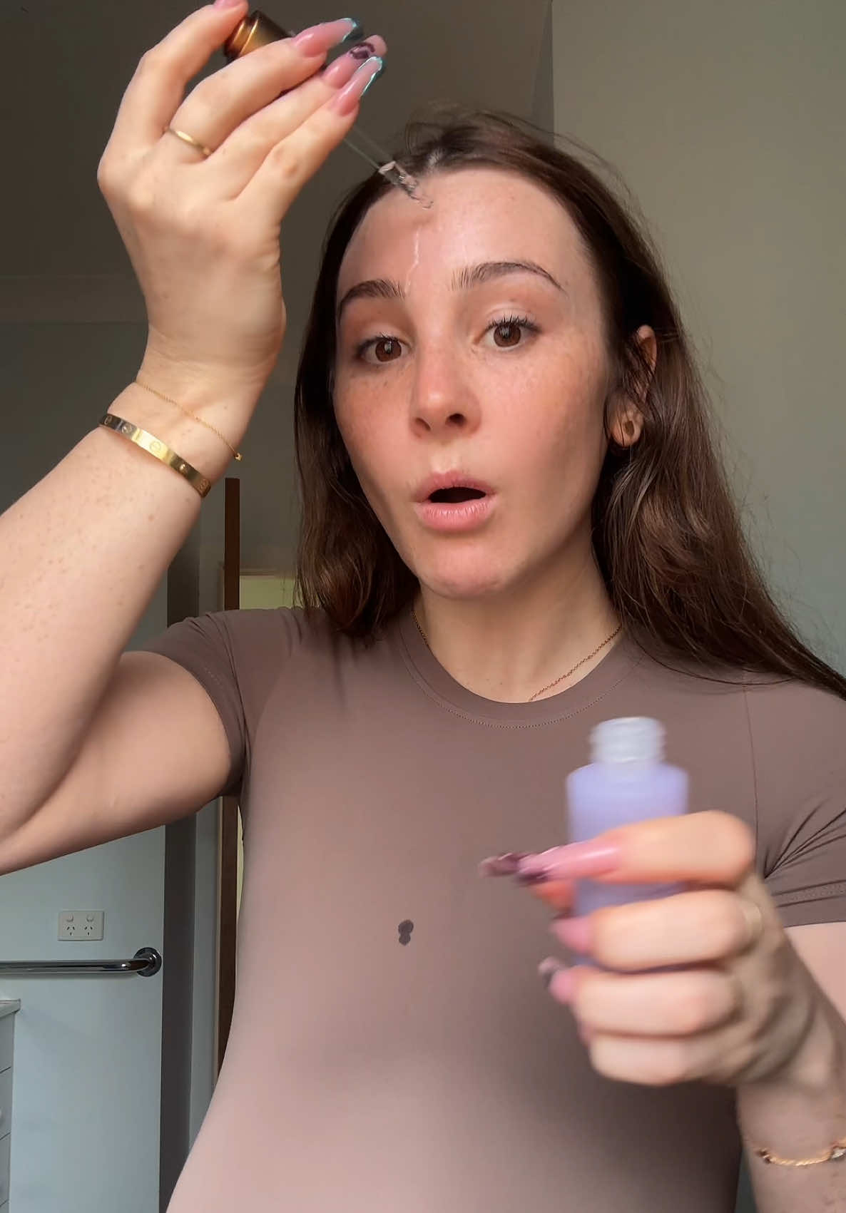 my belly grew overnight!! 😳 @INIKA Organic bakuchiol serum + day cream (code VANESSA10 to save $$) @Pixi Beauty Vitamin Wakup Mist @Emily LUISE skin 🇦🇺 skin barrier face serum  @The Quick Flick 3in1 sunscreen  #storytime #skincare