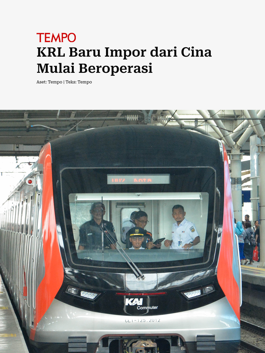 KAI Commuter mengoperasikan tiga sarana KRL baru yang diimpor dari Cina. Apa perbedaan dengan KRL yang sebelumnya? #kaicommuter #krl #commuterline #commuterlinejabodetabek #krlbaru #tempodotco #tempomedia #berita #fypindonesia #fyp #tiktokberita