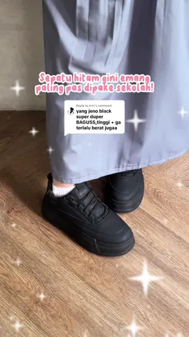 Replying to @rrrrr emang cakep banget deh Jeno black buat sekolah! #spilltiktokshop #rekomendasisepatu #sepatuhitam #sepatusekolah #pvnjeno #pvn #fyp 