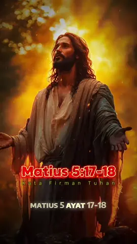 YESUS Dan Hukum Taurat (Matius 5:17-18) #kontenkristen #motivasikristen 
