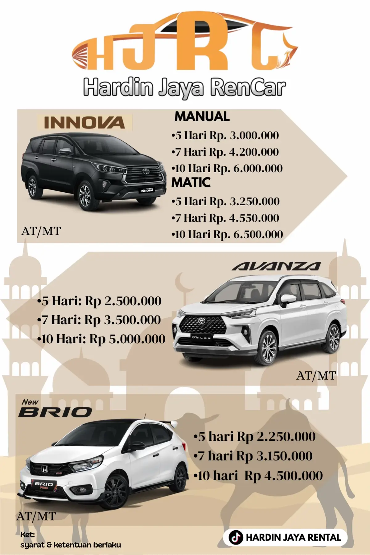 #hardinjayarencal #rentalbandaaceh☎️ #sewamobilbanda #harirayaiduladha 