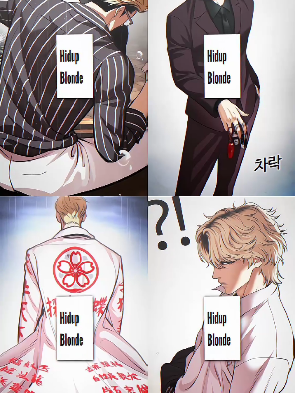 HIDUP BLONDE #junggo #jay #ryuhei #najaegyeon #lookism #lookismedit #lookismwebtoon #manhwareccomendation #webtoonrecommendation #fyp #fouryou #f 