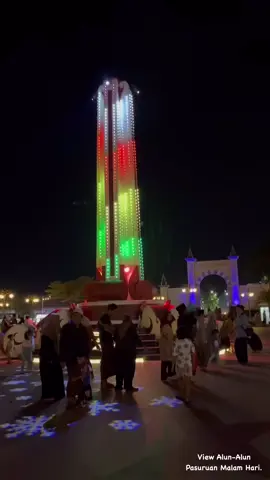 Alun-Alun Pasuruan Malam Hari. #alunalunpasuruan  #pasuruankotamadinah  #wisatajatim 