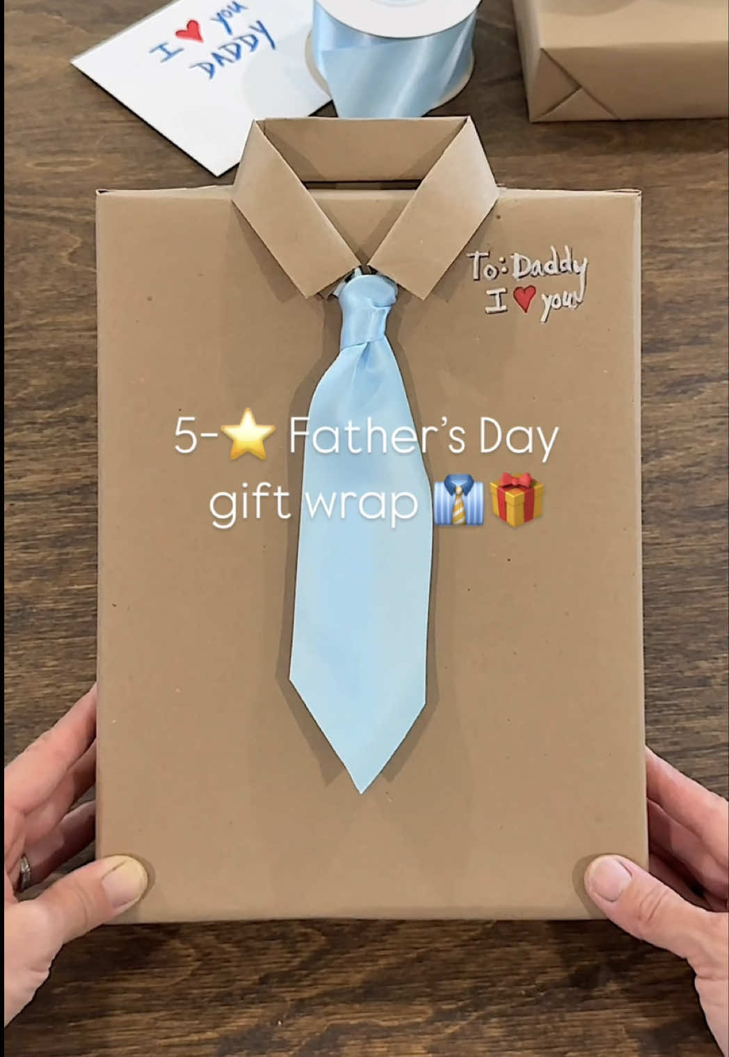 Father’s Day gift wrapping tips and tricks 2025 I'm upping my wrapping game this Father’s Day. This took maybe 1 minute longer than regular wrapping and used less ribbon. Thank you @Morgan for the amazing idea! It's such an easy way to make your gifts extra special at almost no cost and in just a minute or two. #giftwrapping #howtogiftwrap #wrappinggifts #giftwrappinghacks #giftwrappingideas #fathersdaygift 