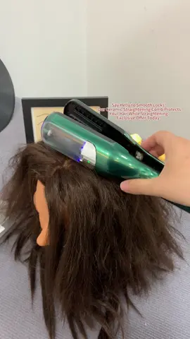 Transform Your Hair Effortlessly! This Professional - grade Straightening Comb Delivers Salon - like Results. Limited - time Sale! #Professional - gradeStraighteningComb #EffortlessHairTransformation #Salon - likeResults #TikTokShop #hairstylingtool 