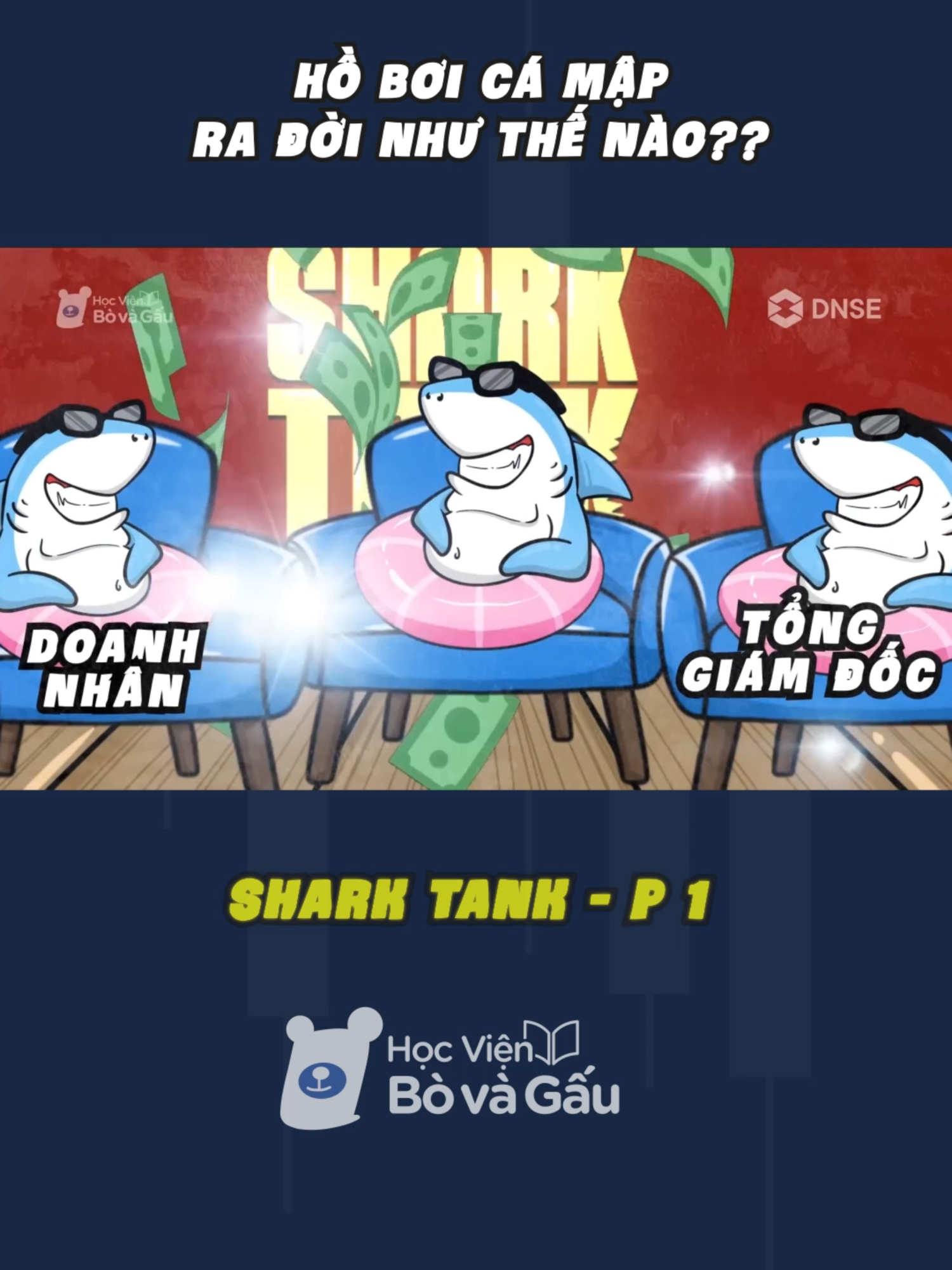 HỒ BƠI CÁ MẬP RA ĐỜI NHƯ THẾ NÀO??? #hocvienbovagau #sharktank