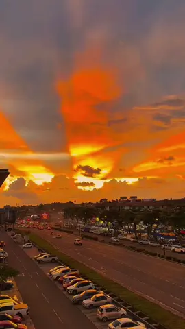 Senja memang indah, tapi hanya sementara. #sunset #fyp #tawau #sabah 