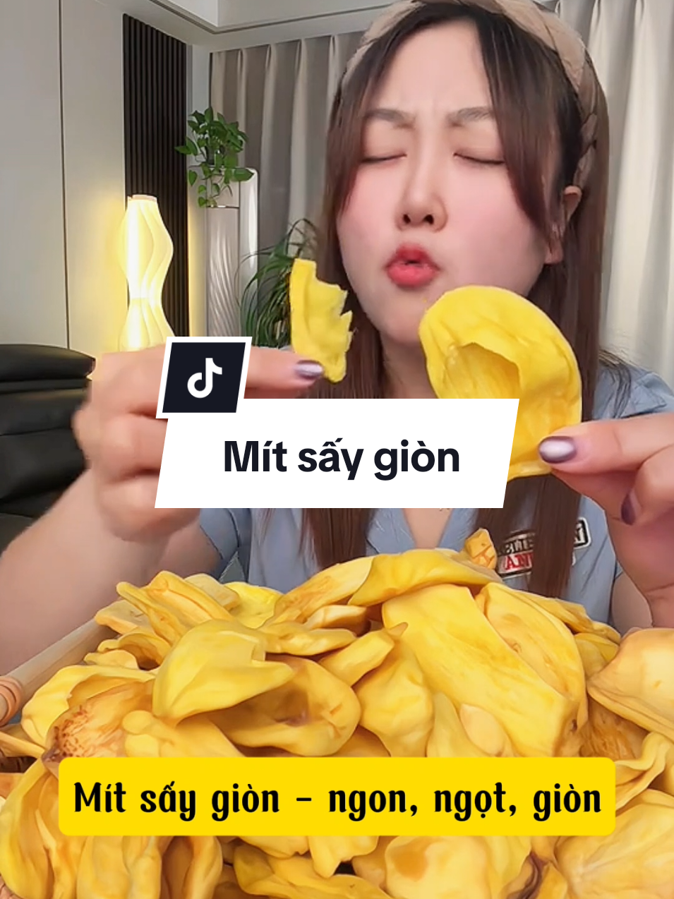 Mít sấy giòn, miếng to, ngon, giòn rụm #doanvat #doanvatngon #mitsaygion #xuhuong 