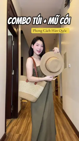 Nhìn combo mũ + túi cói này nó Hàn Quốc mà mix gì cũng hợp luôn, nhẹ nhàng mà sang xỉuuu #fypシ #foryoupage #foryou #viral #xuhuong #lammecungthuy #thuydangbacninh #combomucoi #mucoidibien #tuicoidibien #mucoisangchanh 