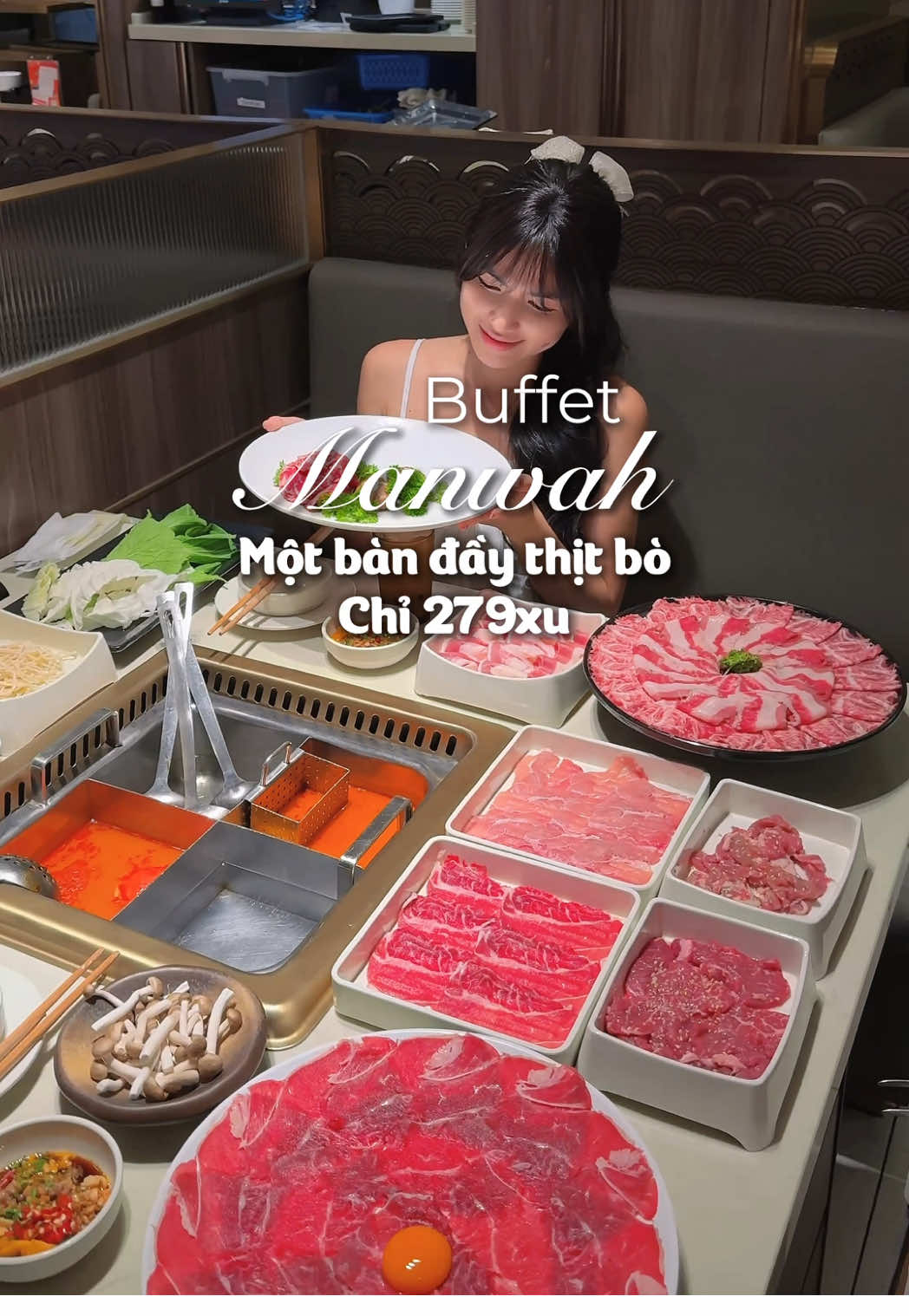 Đi ăn lẩu là nghĩ tới Manwah đầu tiên #fyp #manwha #laudailoan #buffet #ancungtiktok #hcmc #saigon 